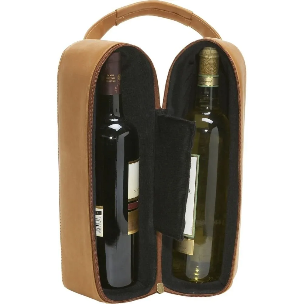 Le Donne Leather 2 Bottle Wine Tote