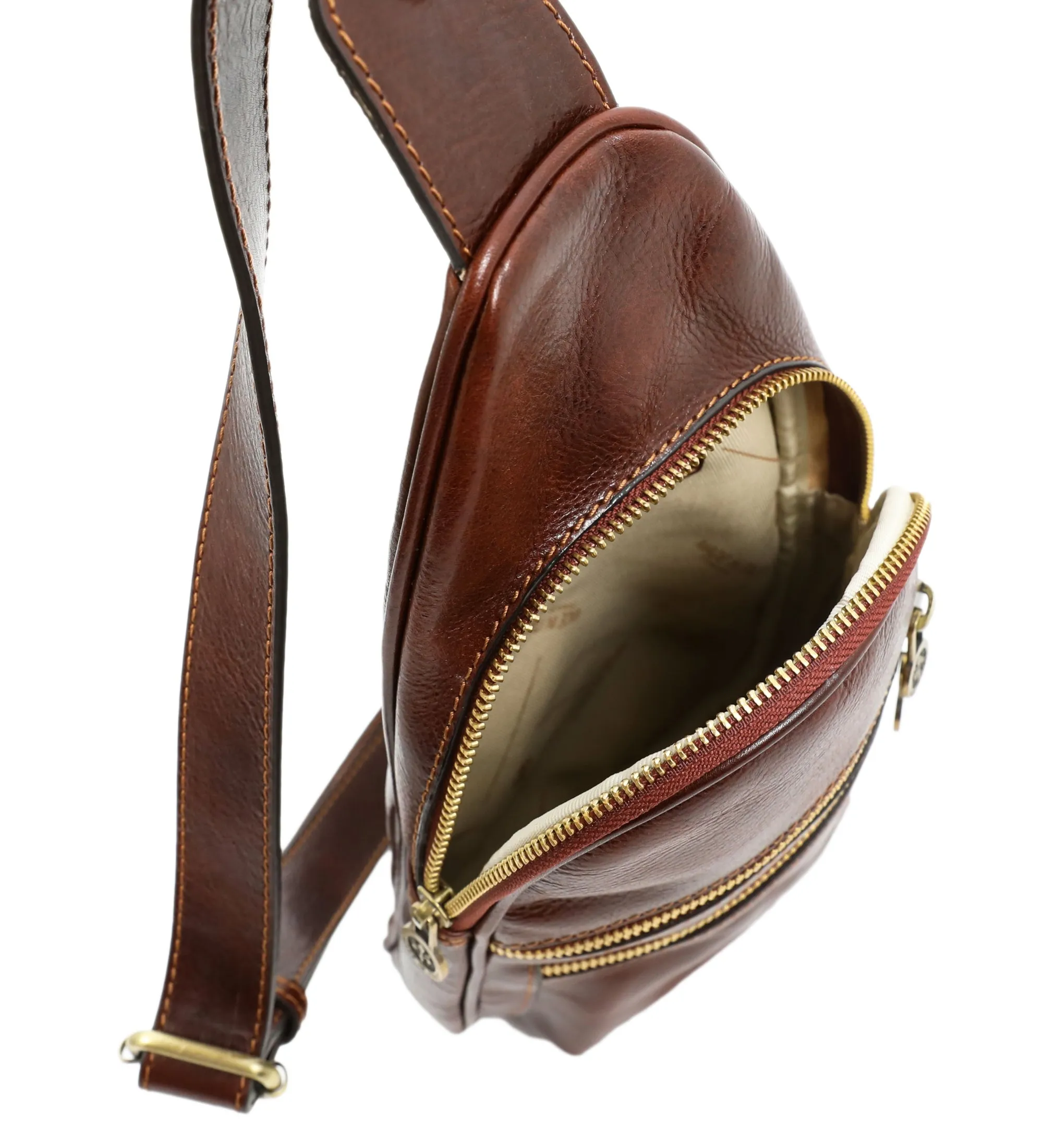 Leather Sling Bag - Catch-22