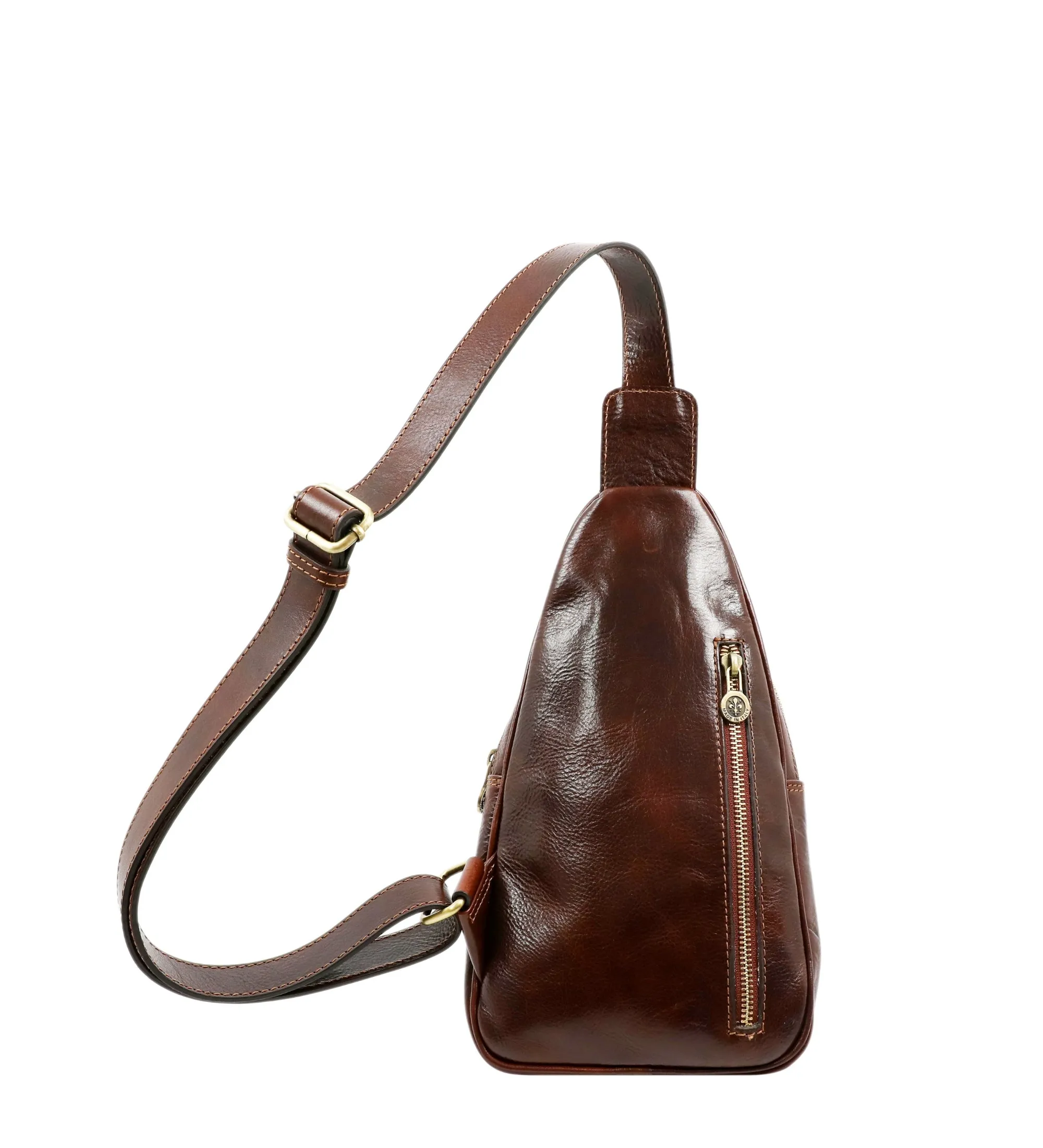 Leather Sling Bag - Catch-22