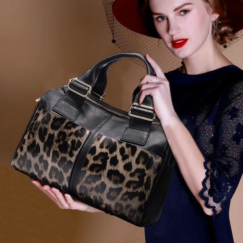 Leopard Luxe Designer Crossbody