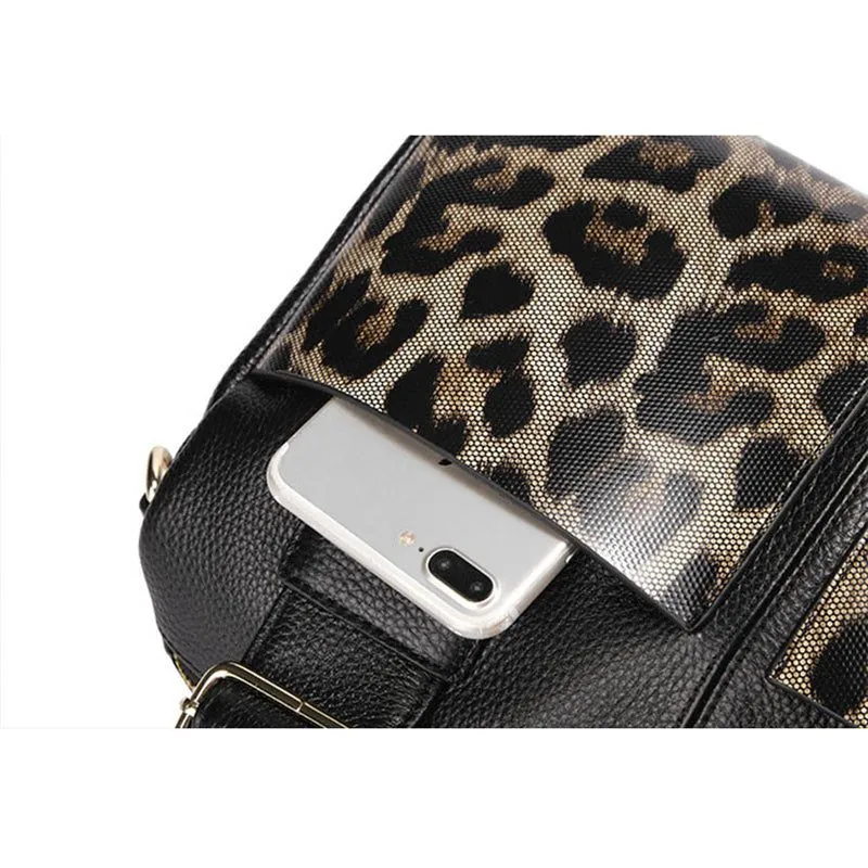 Leopard Luxe Designer Crossbody