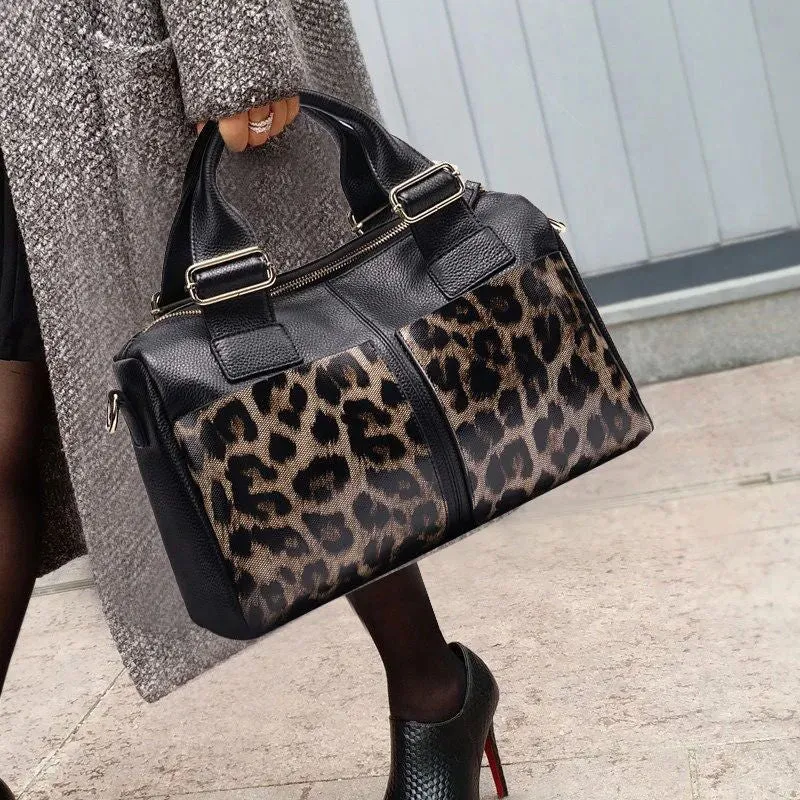 Leopard Luxe Designer Crossbody