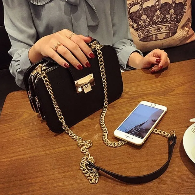 Little Black Chain Strap Shoulder Bag