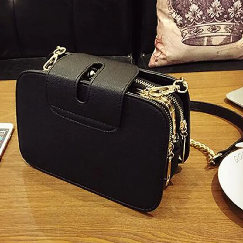 Little Black Chain Strap Shoulder Bag