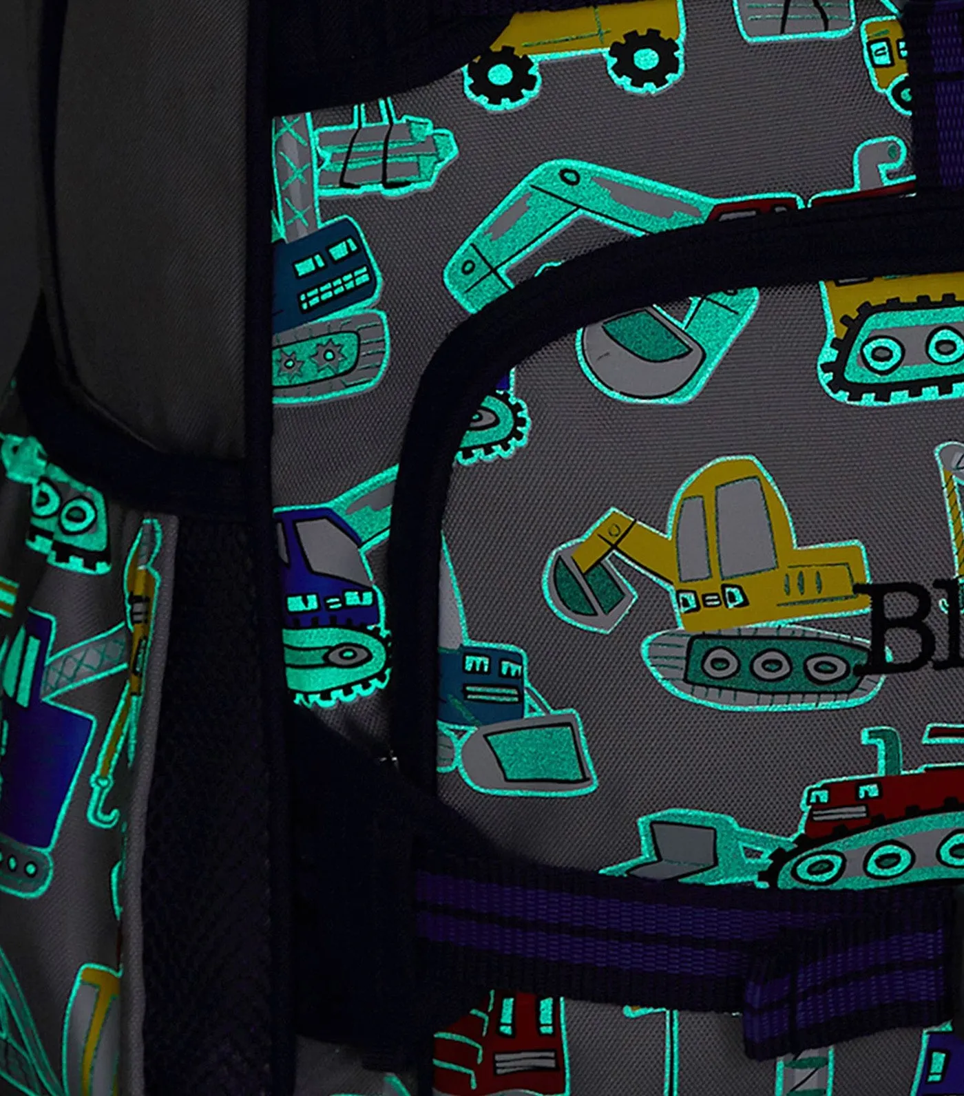 Mackenzie Gray Jax Construction Glow-in-the-Dark Backpacks - Small