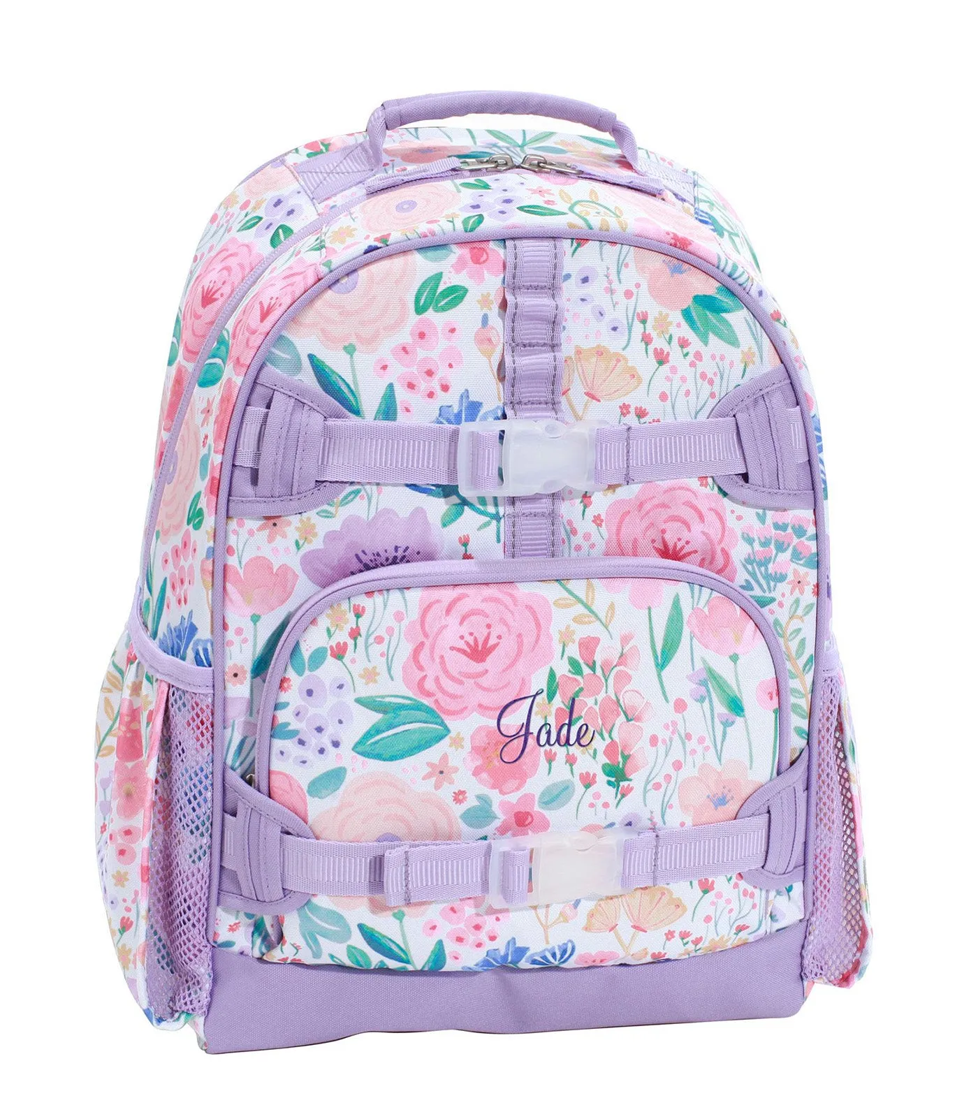 Mackenzie Lavender Floral Blooms Backpacks