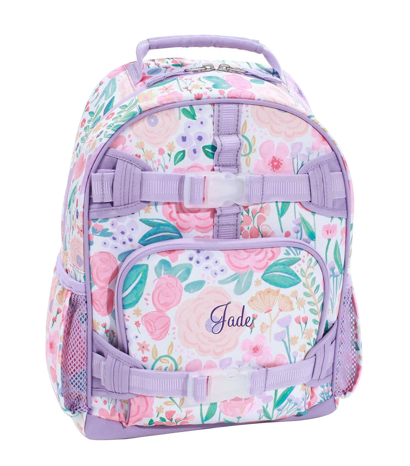 Mackenzie Lavender Floral Blooms Backpacks