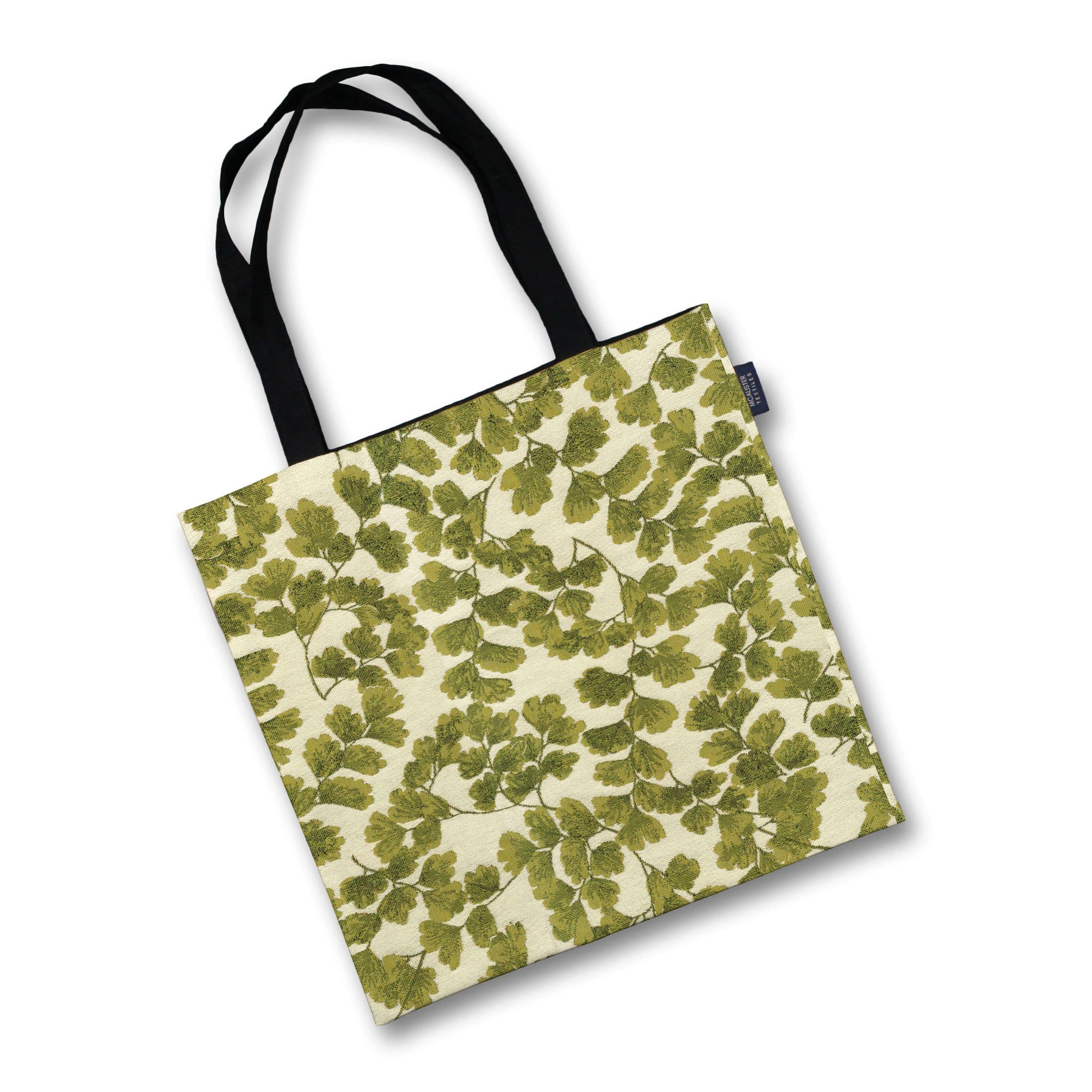 Maidenhair Fern Green Tapestry Tote Bag