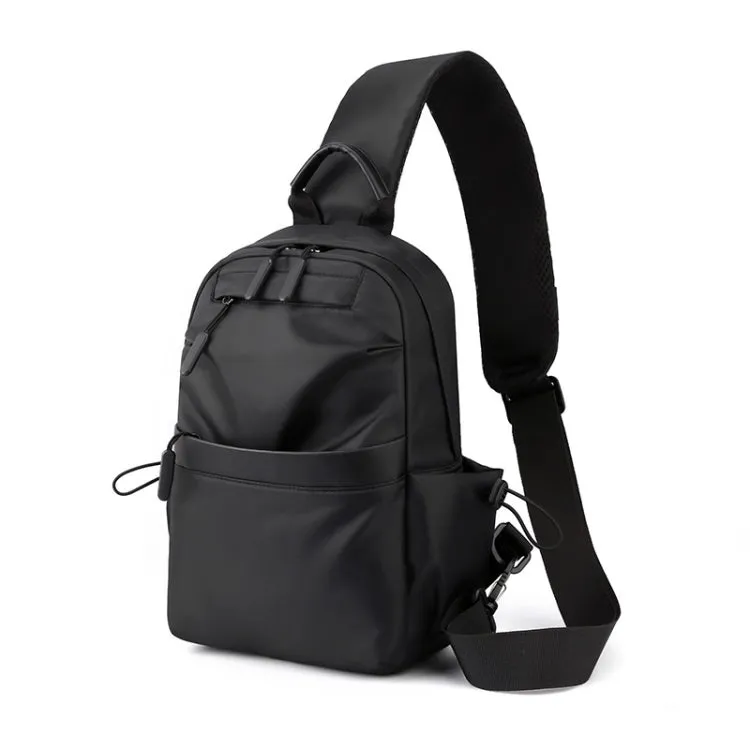 Men Messenger Large Capacity Sports Chest Bag(Grey)