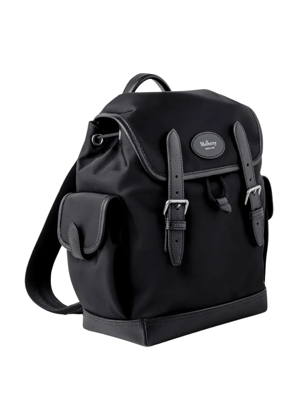 Mini Heritage Nylon Backpack (Black)