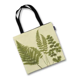 Mixed Green Fern Tapestry Tote Bag