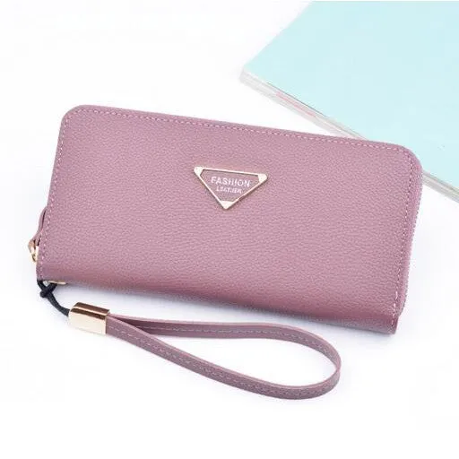 Ms. long wallet multi-functional wallet large handbag