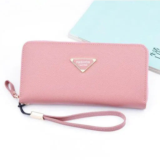 Ms. long wallet multi-functional wallet large handbag