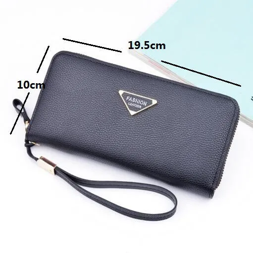 Ms. long wallet multi-functional wallet large handbag