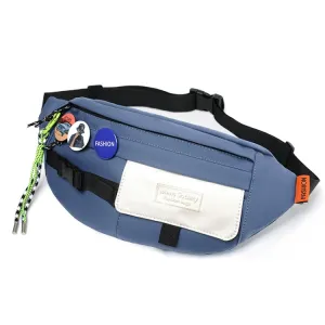 Multifunctional Chest Bag Shoulder Messenger Bag, Model: Blue Badge Lanyard