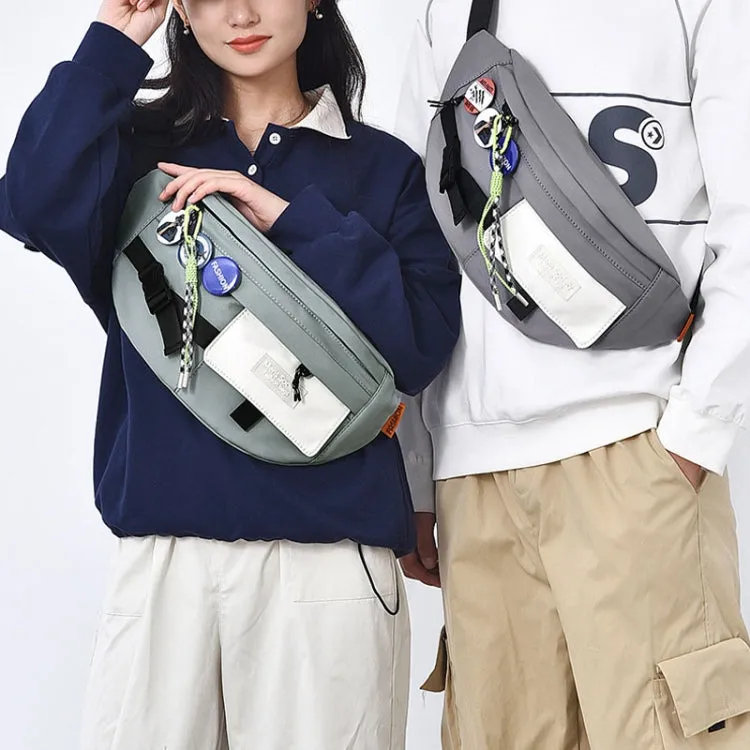 Multifunctional Chest Bag Shoulder Messenger Bag, Model: Blue Badge