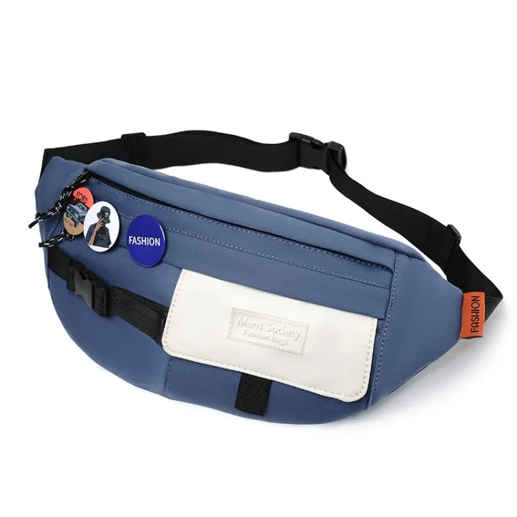 Multifunctional Chest Bag Shoulder Messenger Bag, Model: Blue Badge