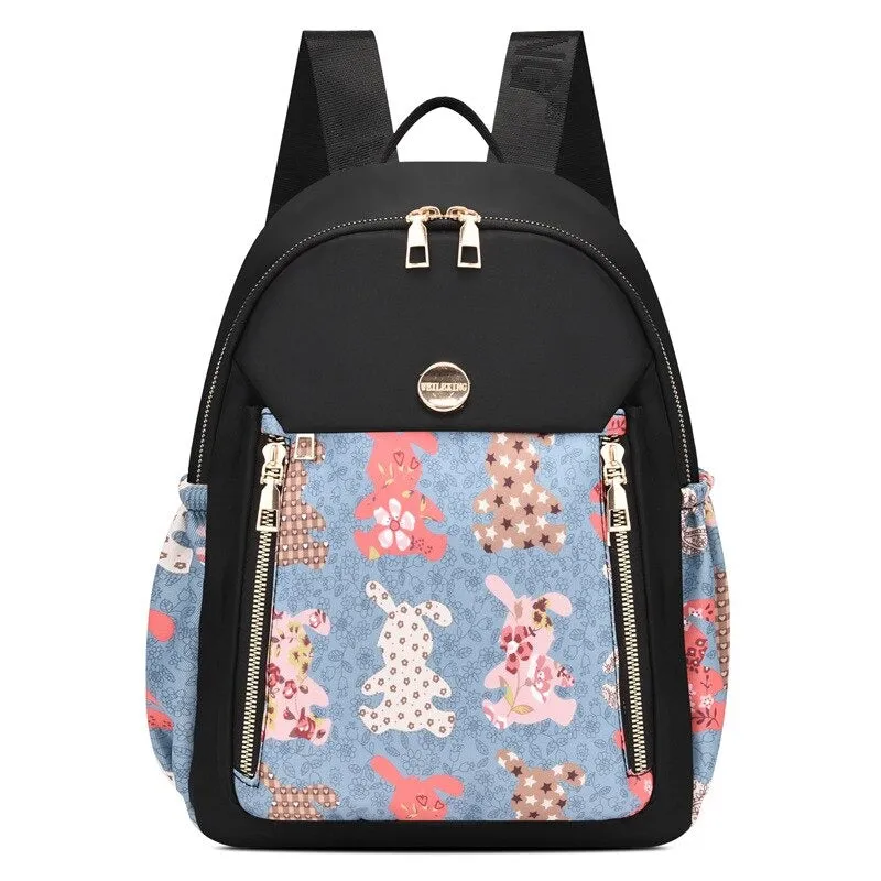 Multiple Print Waterproof Backpacks For Women