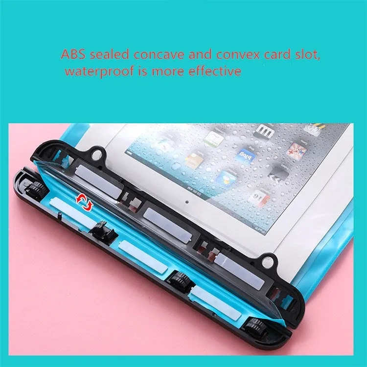 Multipurpose Single Shoulder Outdoor Transparent Waterproof Bag for Mobile Phone Small Objects(Blue)