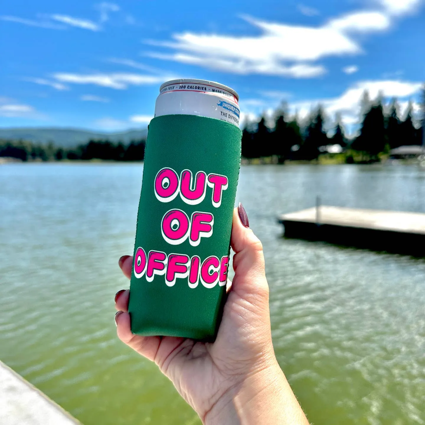 Out of Office Slim Can Coozie