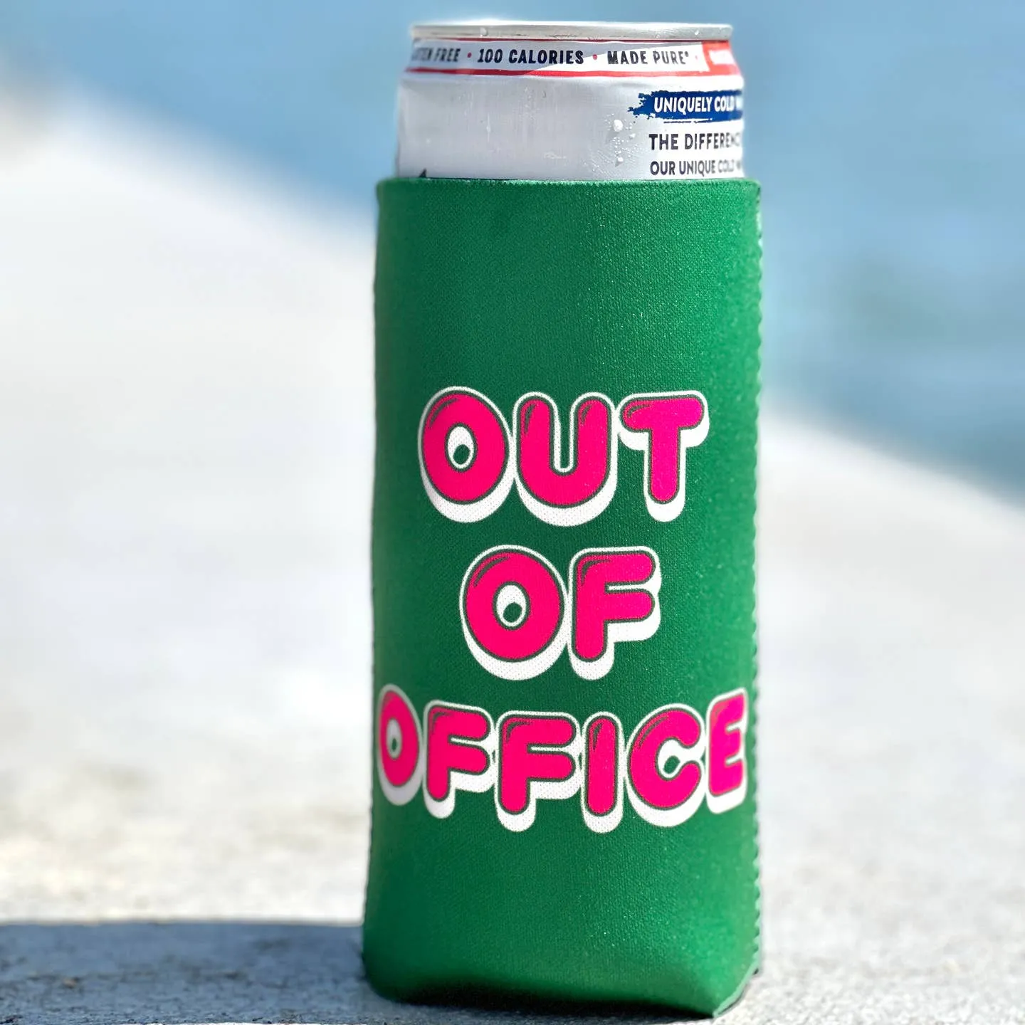 Out of Office Slim Can Coozie