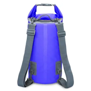 Outdoor Waterproof Dry Dual Shoulder Strap Bag Dry Sack, Capacity: 10L (Dark Blue)