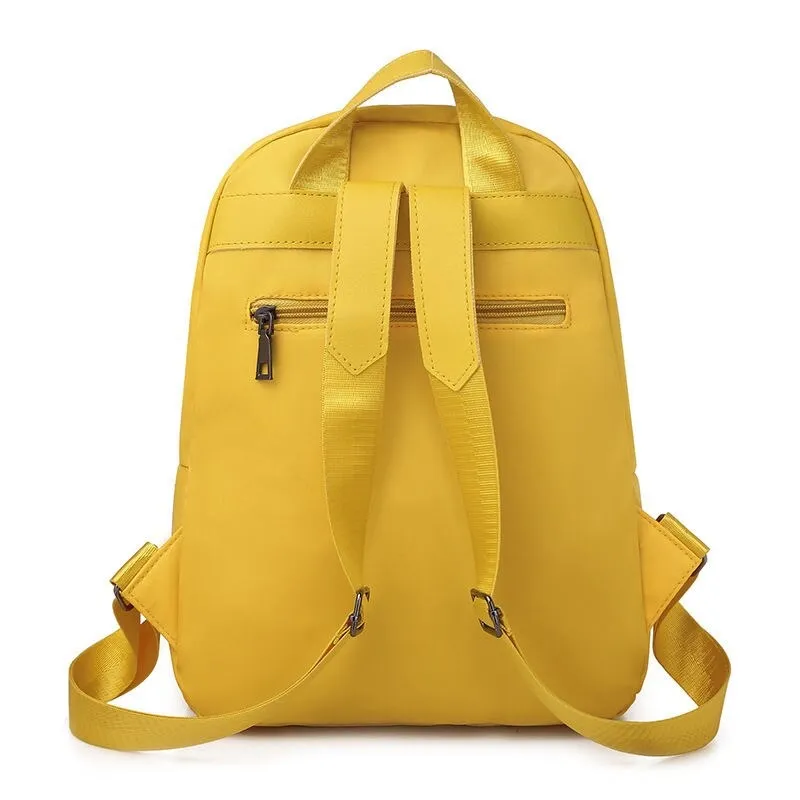 Oxford Soild Color Female Backpacks