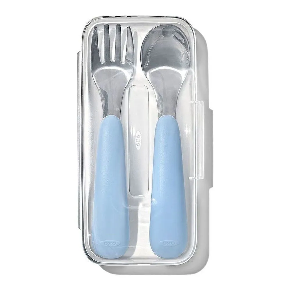 OXO Tot On-the-Go Fork and Spoon Set