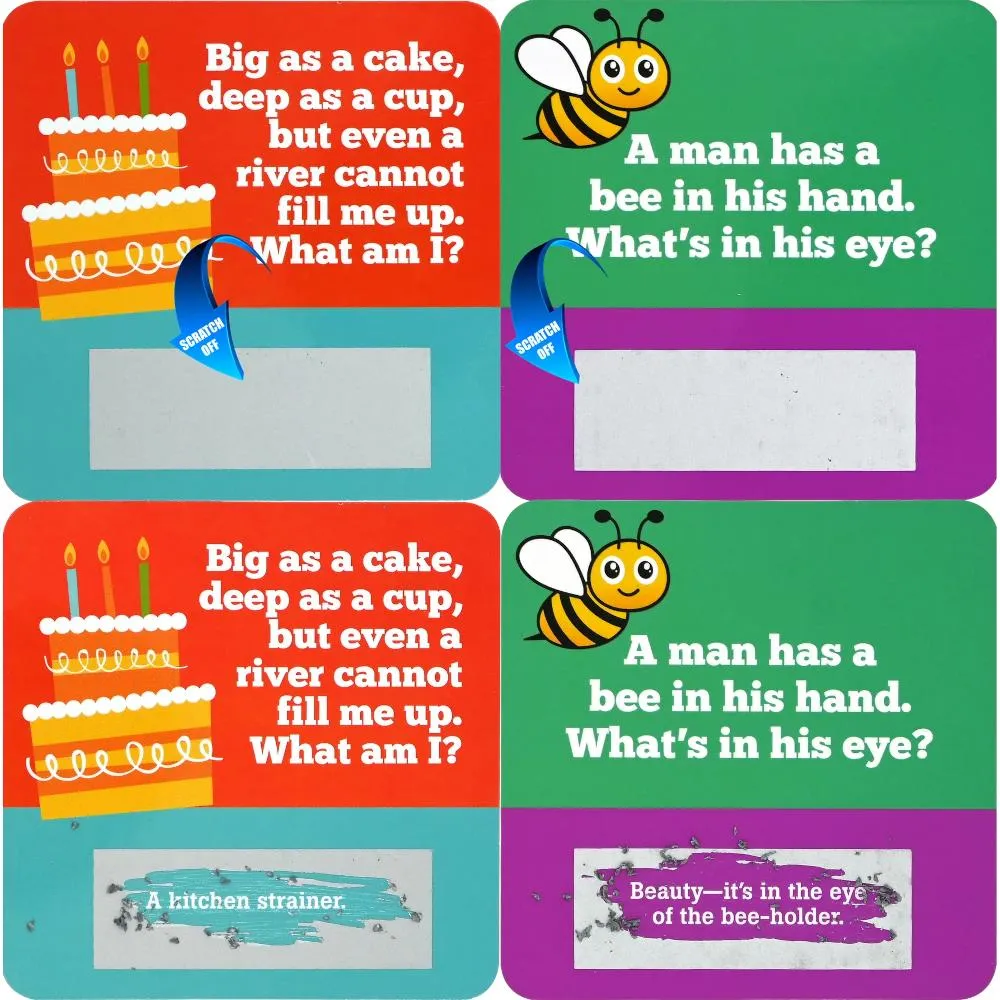 Peter Pauper Press Lunch Box Notes - Scratch-Off Riddles