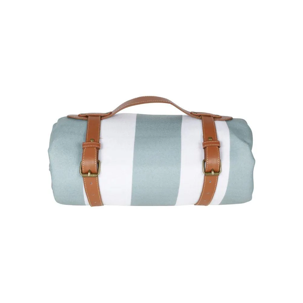 Picnic Blanket With Carry Strap Hamptons Green