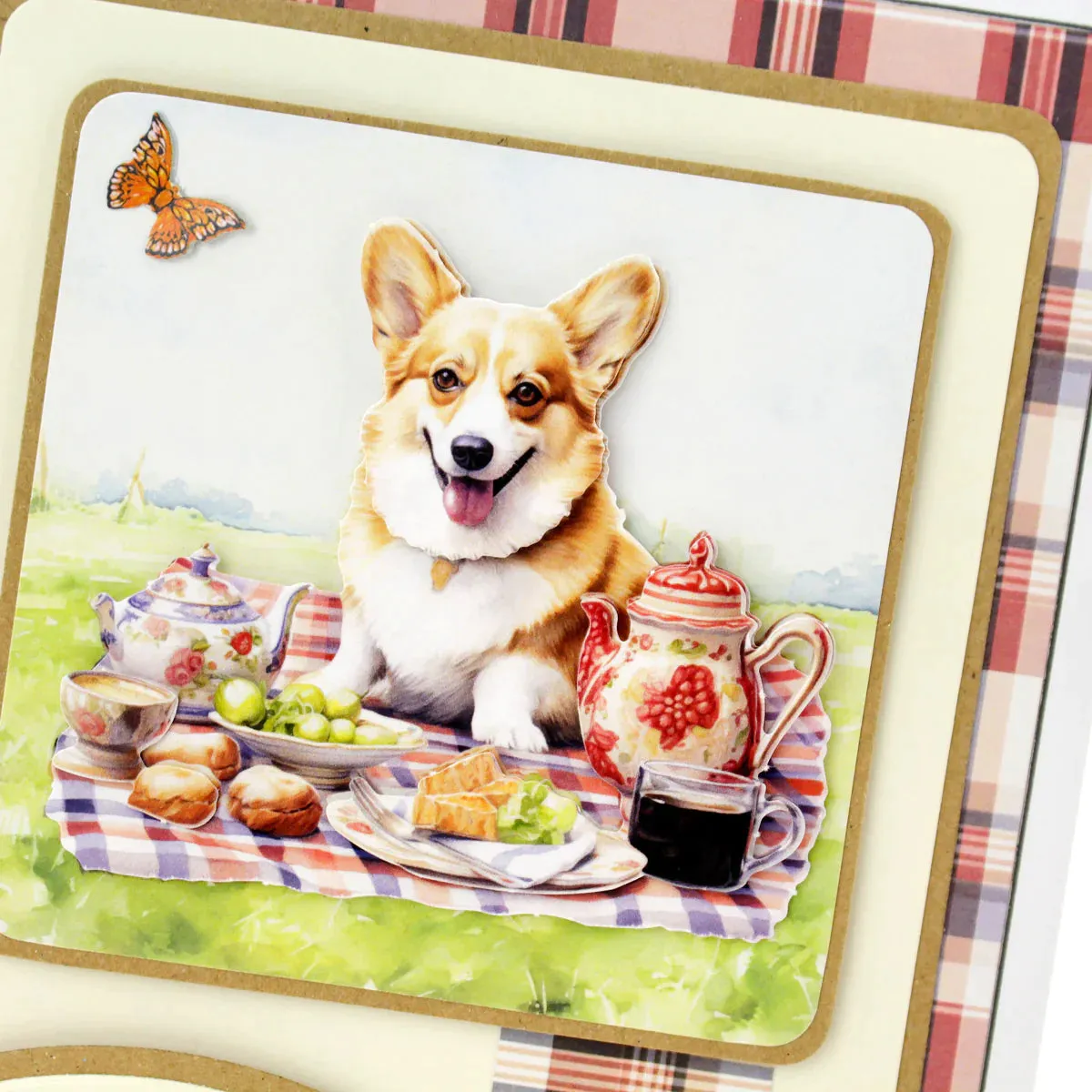 Picnic Pups Die Cut Topper & Decoupage Collection