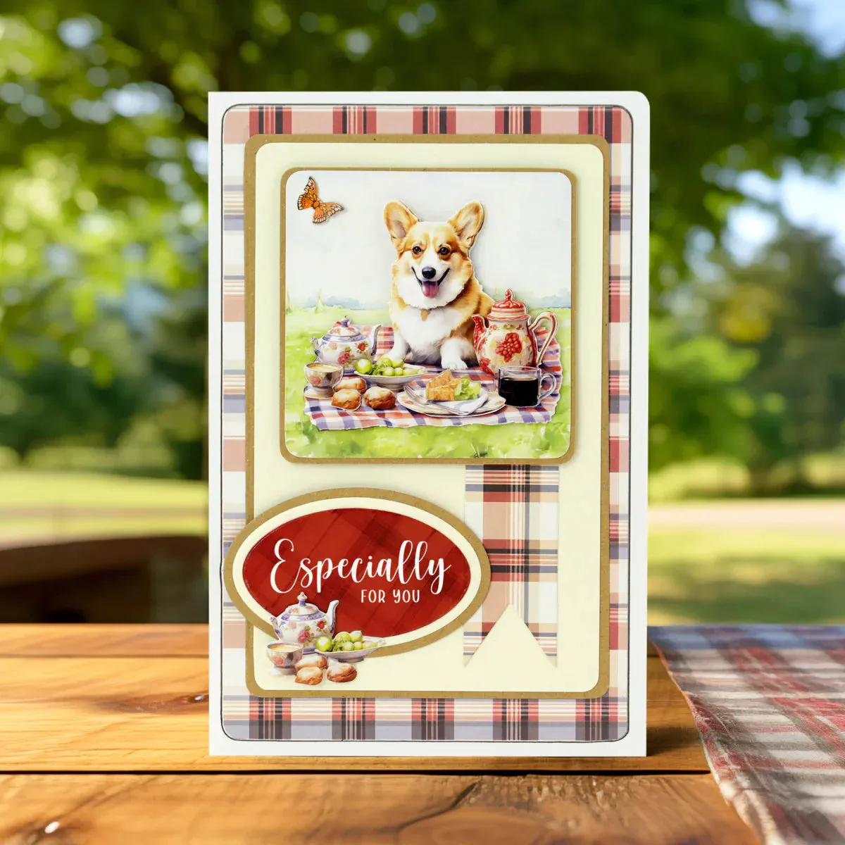 Picnic Pups Die Cut Topper & Decoupage Collection