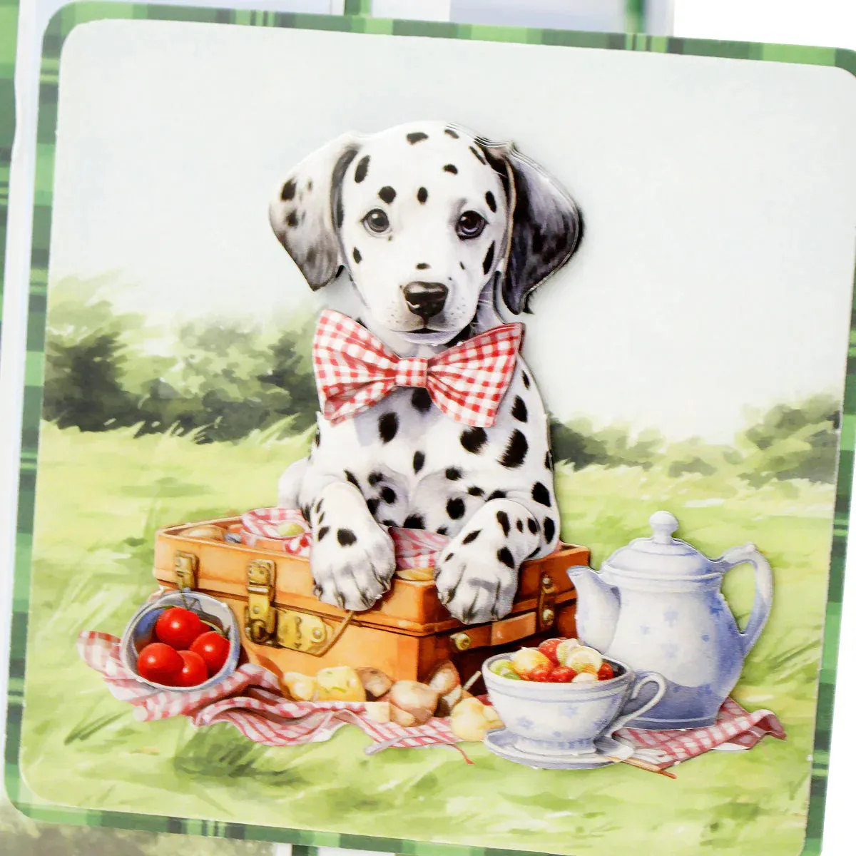 Picnic Pups Die Cut Topper & Decoupage Collection