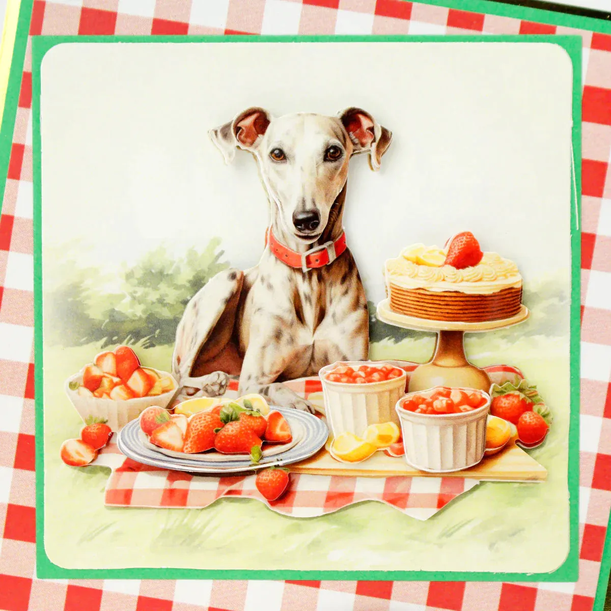 Picnic Pups Die Cut Topper & Decoupage Collection