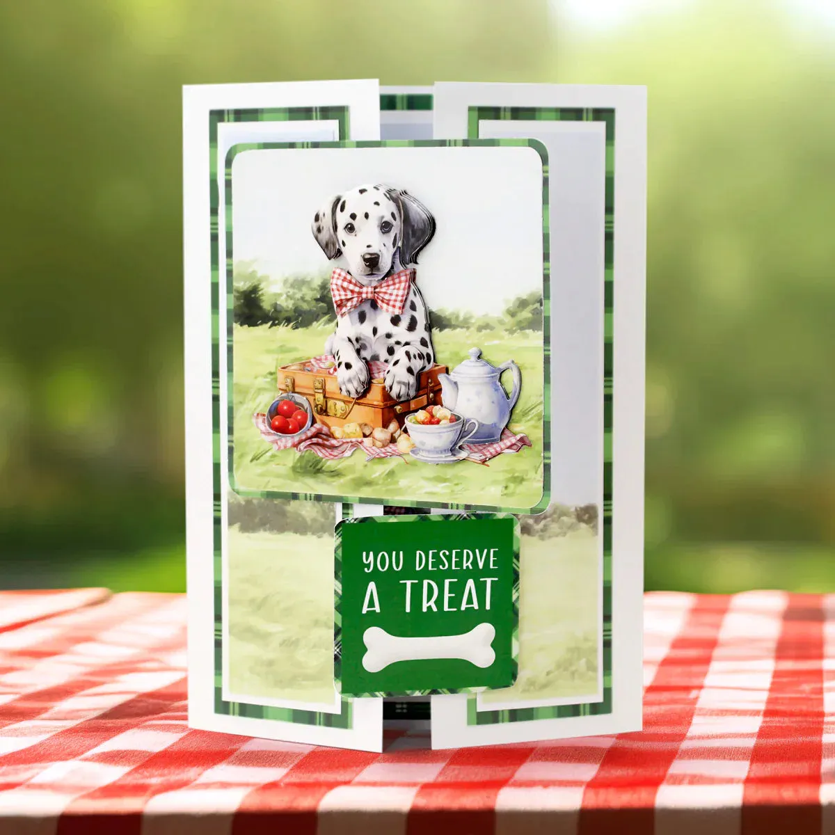 Picnic Pups Die Cut Topper & Decoupage Collection