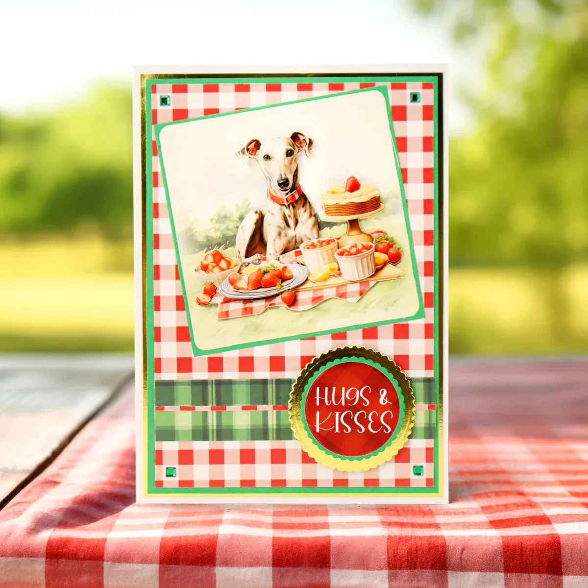 Picnic Pups Die Cut Topper & Decoupage Collection