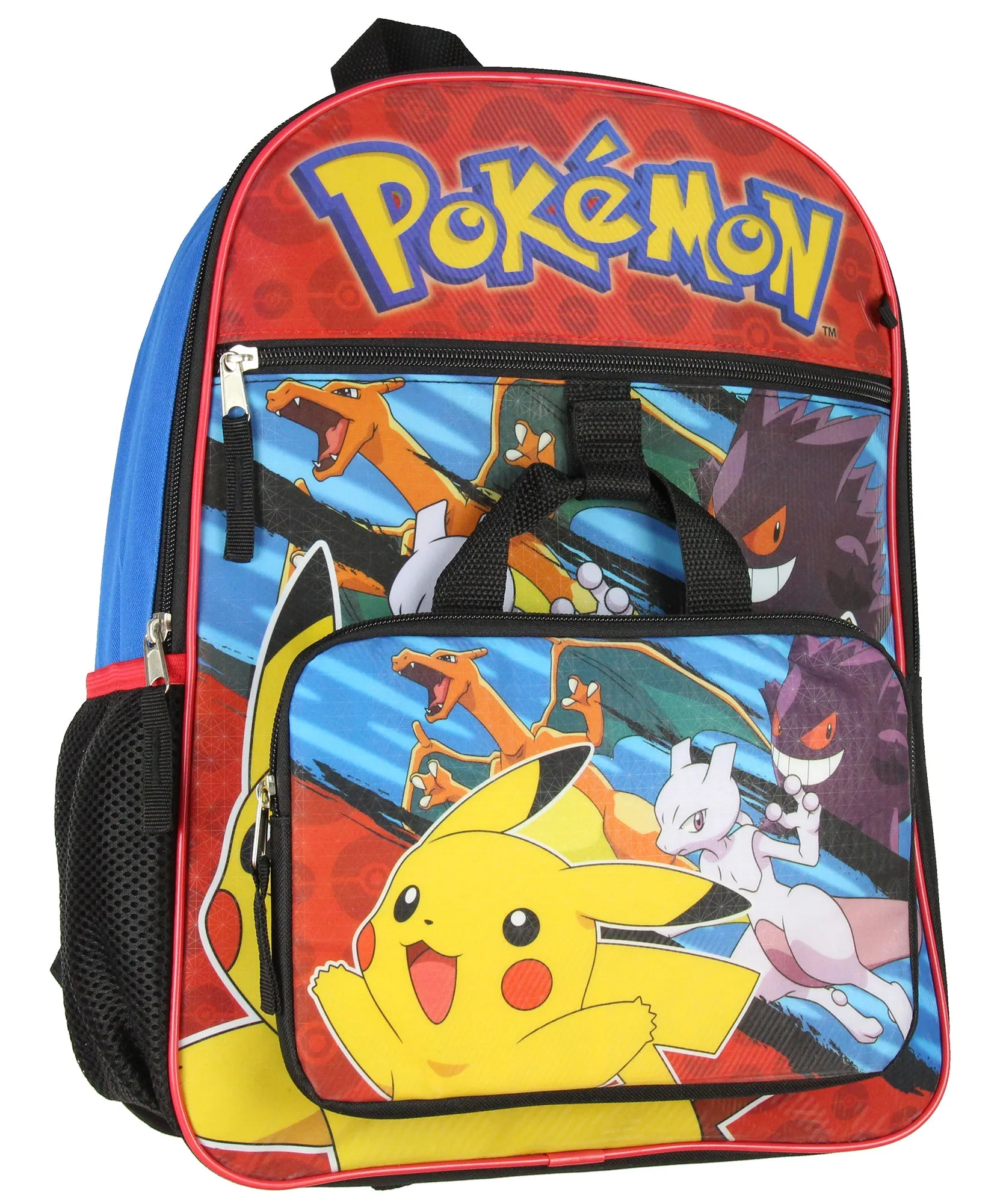 Pokemon Kids 16" Backpack 5PC Combo Set