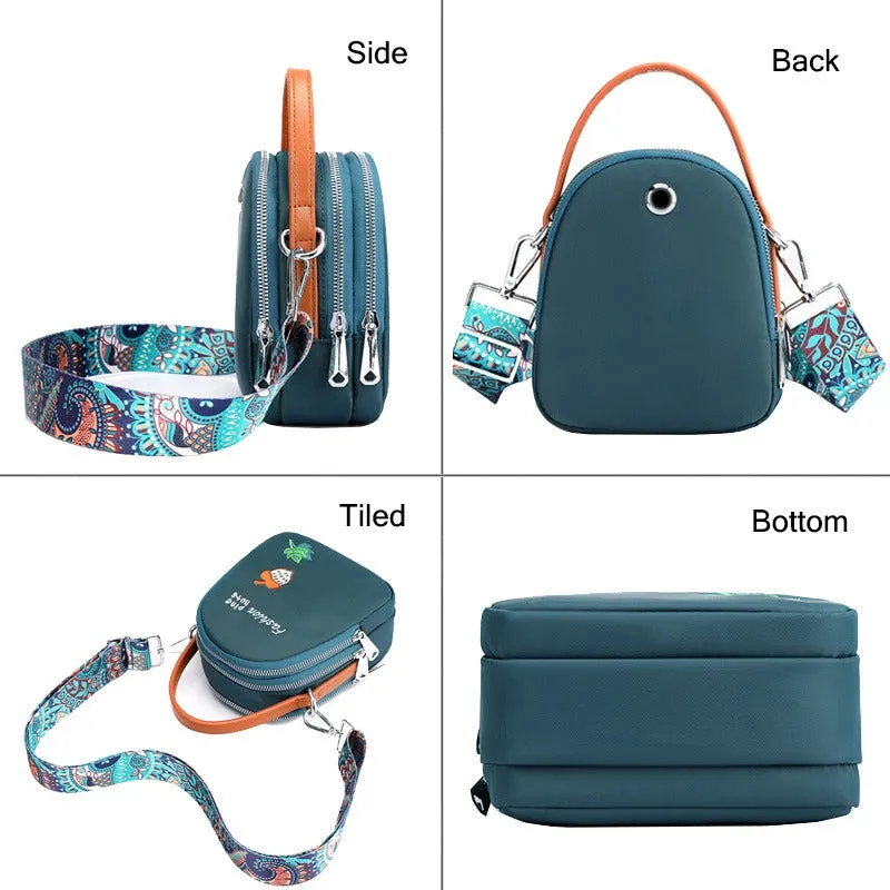 Printed Straps Messenger Bags For Women