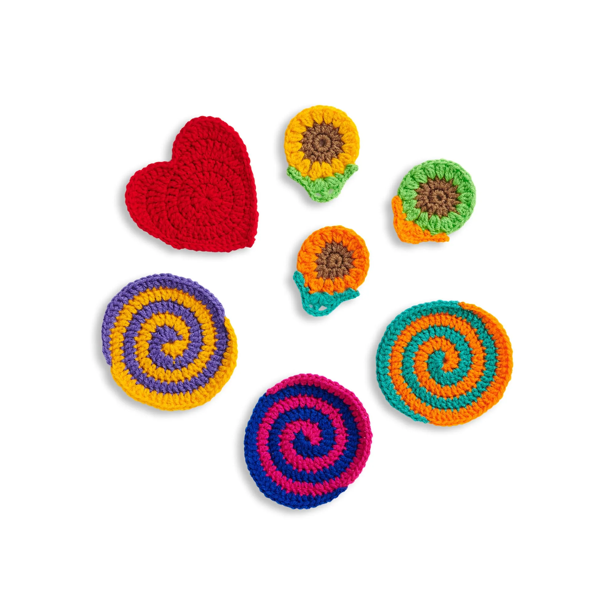 Red Heart Fun Crochet Applique Collection