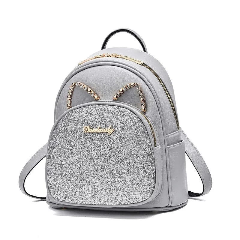 Sequins Shoulder Backpack For Women