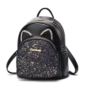 Sequins Shoulder Backpack For Women