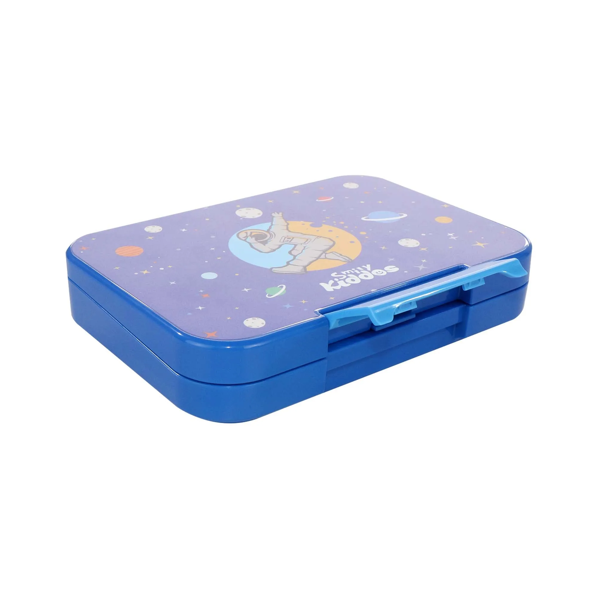 Smily Kiddos Bento lunch box-Space Theme Blue