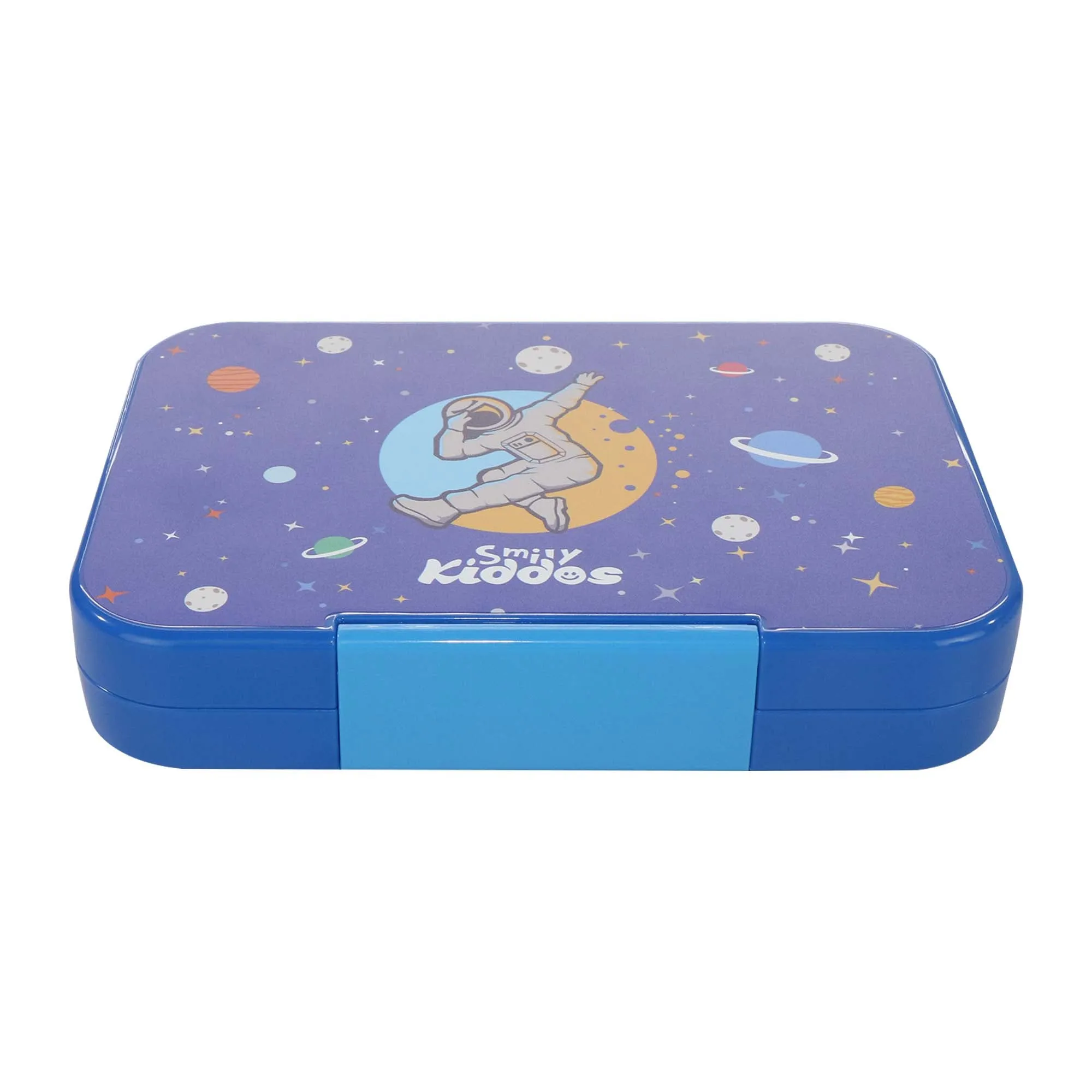 Smily Kiddos Bento lunch box-Space Theme Blue