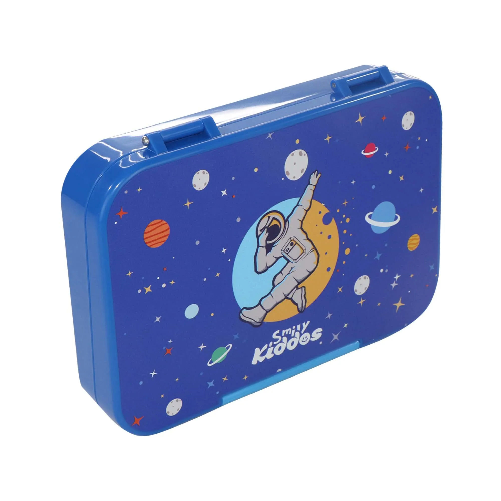 Smily Kiddos Bento lunch box-Space Theme Blue