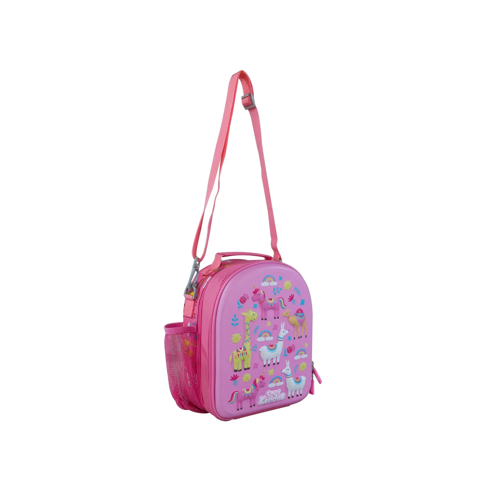 Smily Kiddos Hartop Eva Lunch Bag V2 Animal Theme Pink