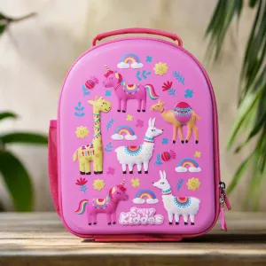 Smily Kiddos Hartop Eva Lunch Bag V2 Animal Theme Pink