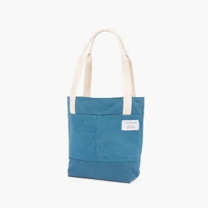 Springwood Upcycled Canvas Tote - Teal / Grey