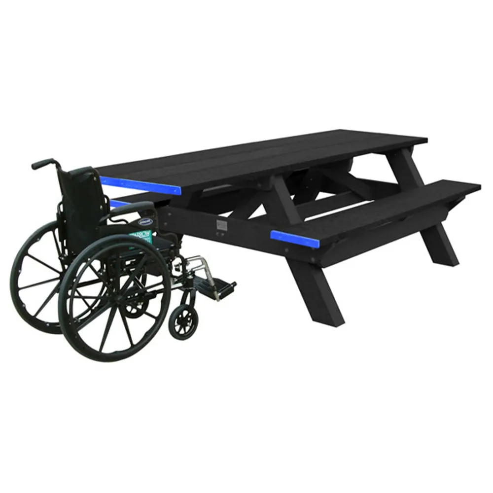 Standard ADA Picnic Table, ADA Compliant