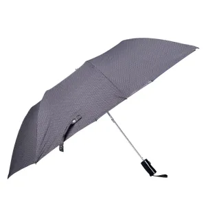 THE CLOWNFISH Umbrella Drizzle Series 2- Fold Auto Open Waterproof Pongee Umbrellas For Men and Women (Slate Grey)