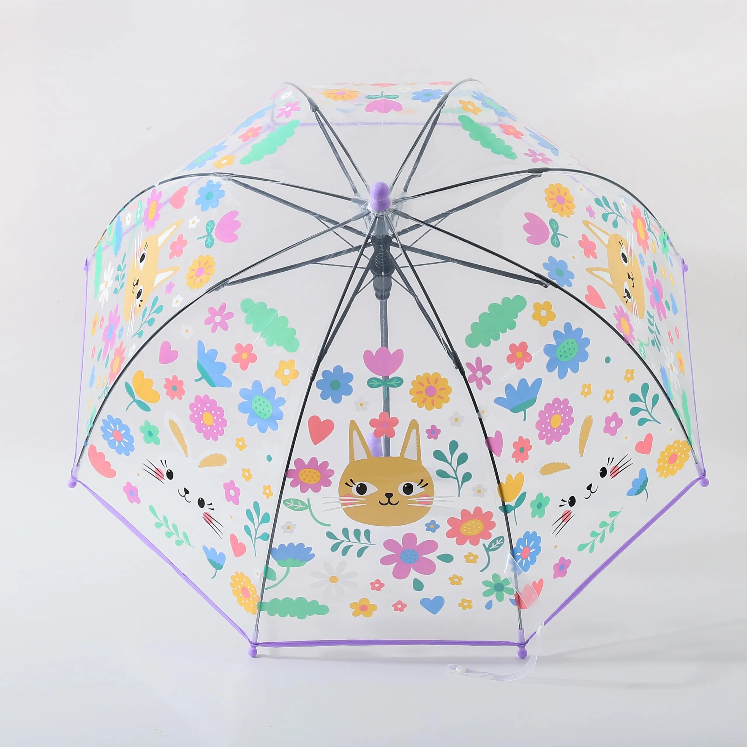 Urbane Home Kids Umbrella | Umbrella for Rainy Days | Umbrellas for Rain | Umbrella for Travelling-Outdoor Activities | Umbrella for Kids-Boys & Girls | Kids Chhata | RST031A | White